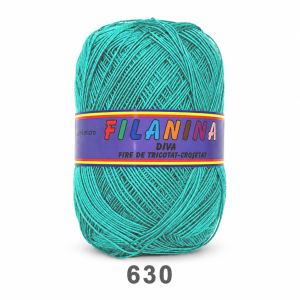 FILANINA DIVA, 630- Verde-turcoaz