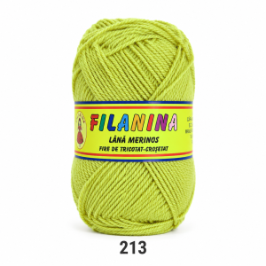 Lână 100% - 170 m/ 100GR, COD 213 - Verde-Galbui