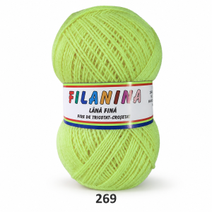 Lână 100% - 400m/ 100GR, COD 269 - Verde-Galbui