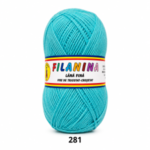 Lână 100% - 400m/ 100GR, COD 281- Turcoaz