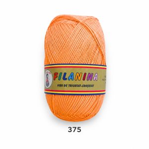 Fir Tip Panglică (Fetuccia) 100% Bumbac 375 Portocaliu