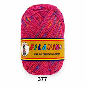 Fir Tip Panglică (Fetuccia) cu bulbi 100% Bumbac 377 Ciclame