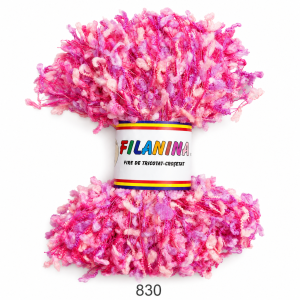 Fir cu Bulbi Degrade Roz Cod 830 – 100% Acril, 400 m
