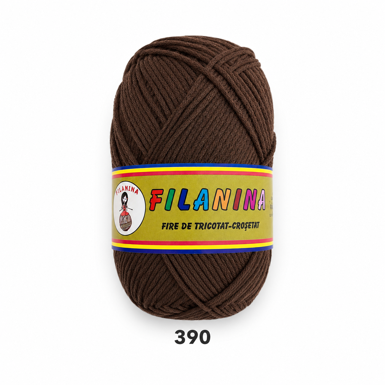 Fir Tip Panglică (Fetuccia) 100% Bumbac 390 MARO CIOCOLATA