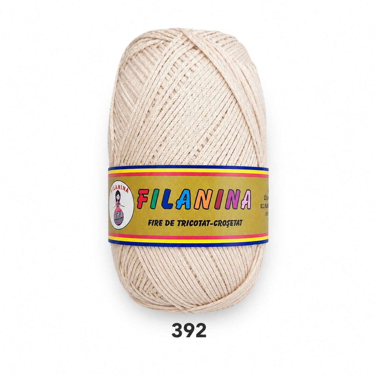 Fir Tip Panglică (Fetuccia) 100% Bumbac 392 CREM