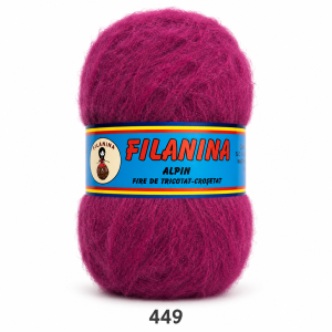 ACRYL 100%- Tip Mohair COD 449 - MOV-BORDO