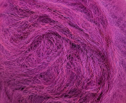 ACRYL 100%- Tip Mohair COD 449 - MOV-BORDO - imagine 3
