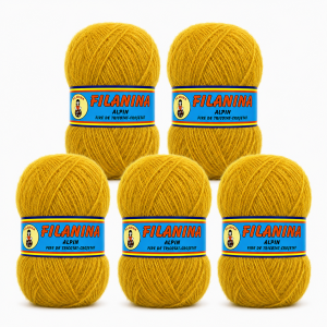 PACHET 500G/ PRET 35LEI - ACRYL Mohair COD 439-MUSTAR