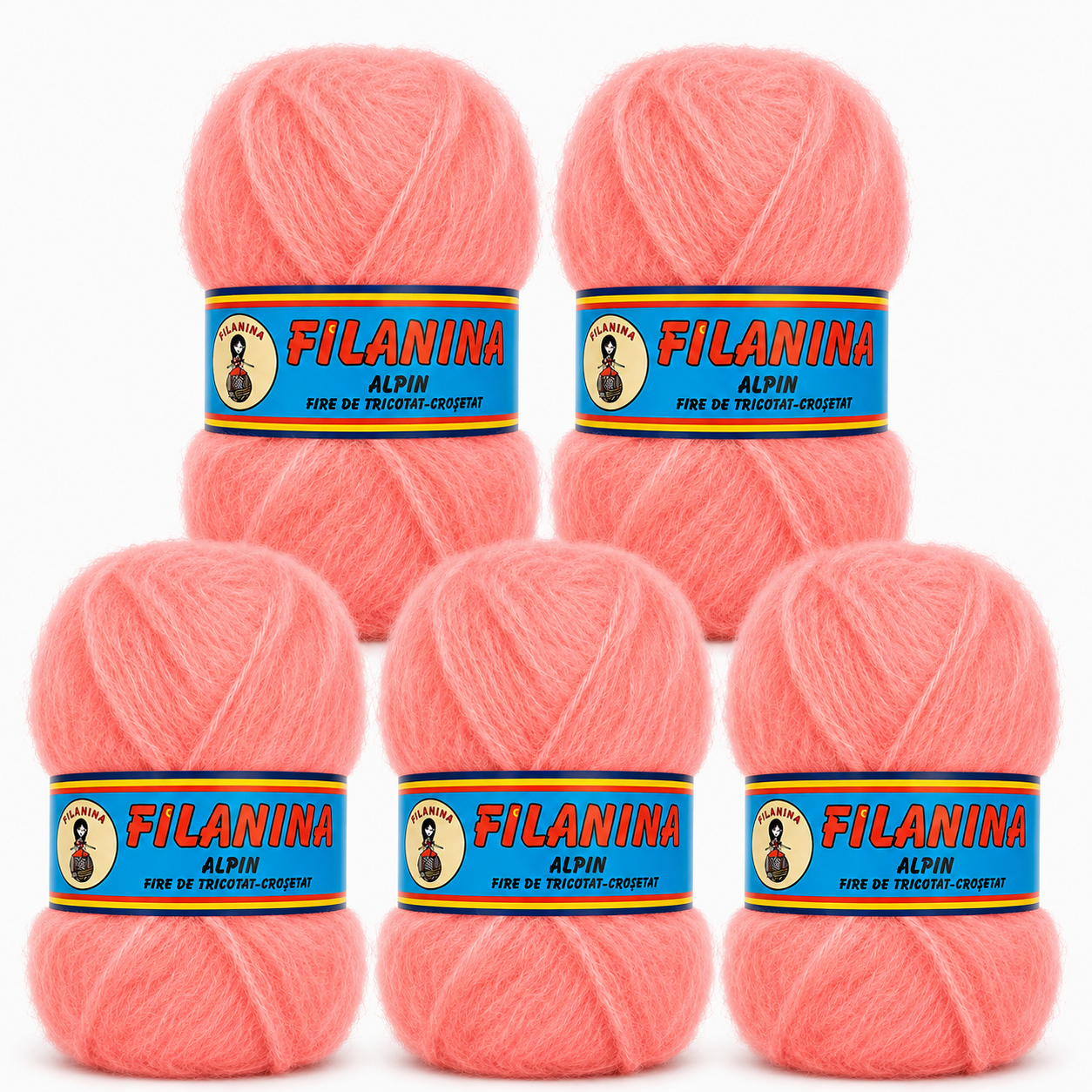 PACHET 500G/ PRET 35LEI - ACRYL Mohair COD 444- PIERSICA