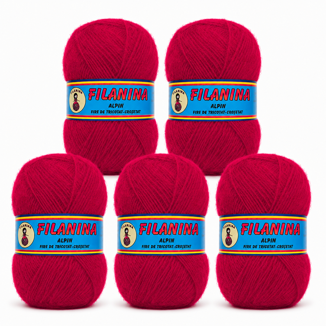 PACHET 500G/ PRET 35LEI - ACRYL Mohair COD 446-ROSU