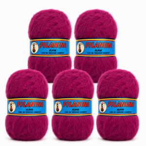 PACHET 500G/ PRET 35LEI - ACRYL Mohair COD 449- GRENA