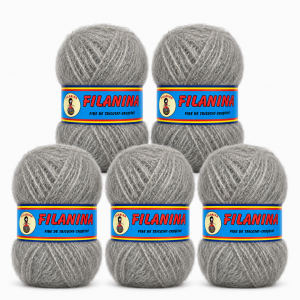 PACHET 500G/ PRET 35LEI - ACRYL Mohair COD 450-GRI DESCHIS