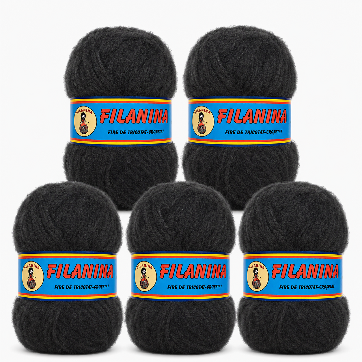 PACHET 500G/ PRET 35LEI - ACRYL Mohair COD 465-GRI INCHIS