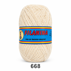 Fir Catifea 100% Acril 300 m – CREM, Cod 668
