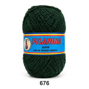 Fir Catifea 100% Acril 300 m – VERDE INCHIS, Cod 676