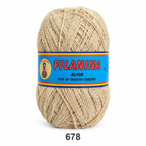 Fir Catifea 100% Acril 300 m – CREM, Cod 678