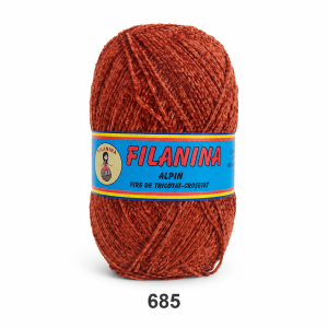 Fir Catifea 100% Acril 300 m – TERACOTA CARPATINA, Cod 685