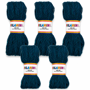 PACHET 500G/ PRET 45 LEI -MOULINE BLEUMARIN- 100% lana COD 129, 400M/100GR