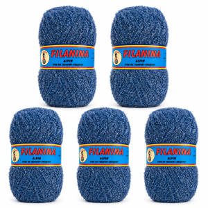PACHET 500 G/ PRET 35 LEI - ACRYL BOUCLÉ GAROFIȚA COD 478- ALBASTRU
