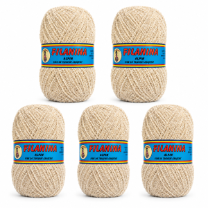 PACHET 500 G/ PRET 35 LEI - ACRYL BOUCLÉ GAROFIȚA COD 480- CREM