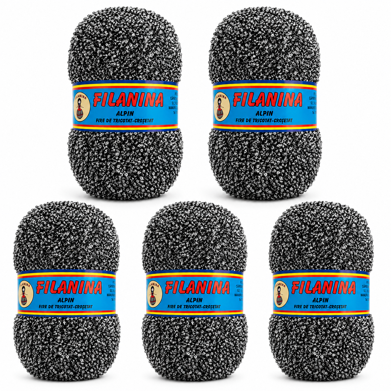 PACHET 500G/ PRET 35 LEI - ACRYL BOUCLÉ GAROFIȚA COD 482- DEGRADE