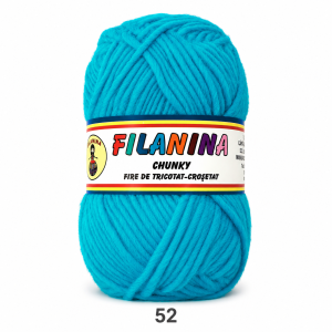 LANA CHUNKY 120M/100G, 52 TURCOAZ