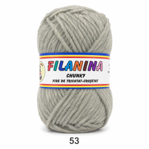 LANA CHUNKY 120M/100G, 53 GRI DESCHIS