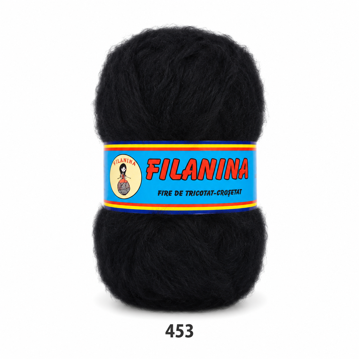 ACRYL 100%- Tip Mohair COD 453 - NEGRU