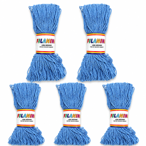 PACHET 500G/ PRET 45 LEI -BLEU- 100% lana COD 154, 170M/100GR