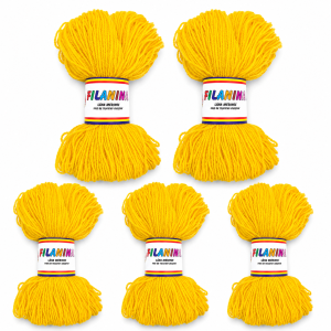 PACHET 500G/ PRET 45 LEI -GALBEN- 100% lana COD 157, 170M/100GR