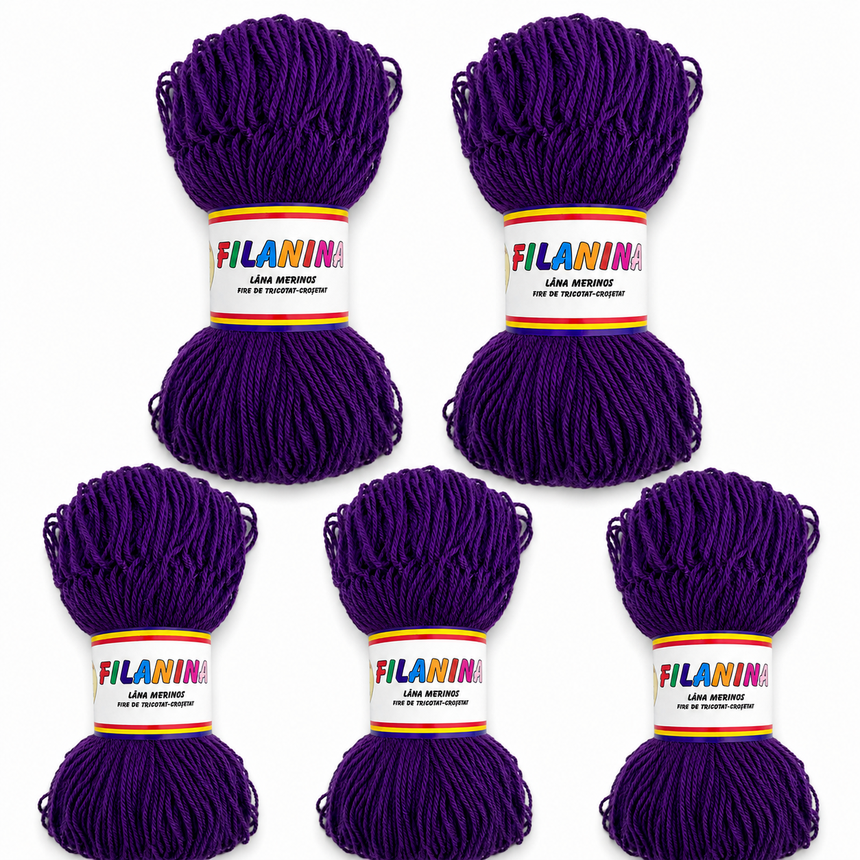 PACHET 500G/ PRET 45 LEI -MOV- 100% lana COD 158, 170M/100GR