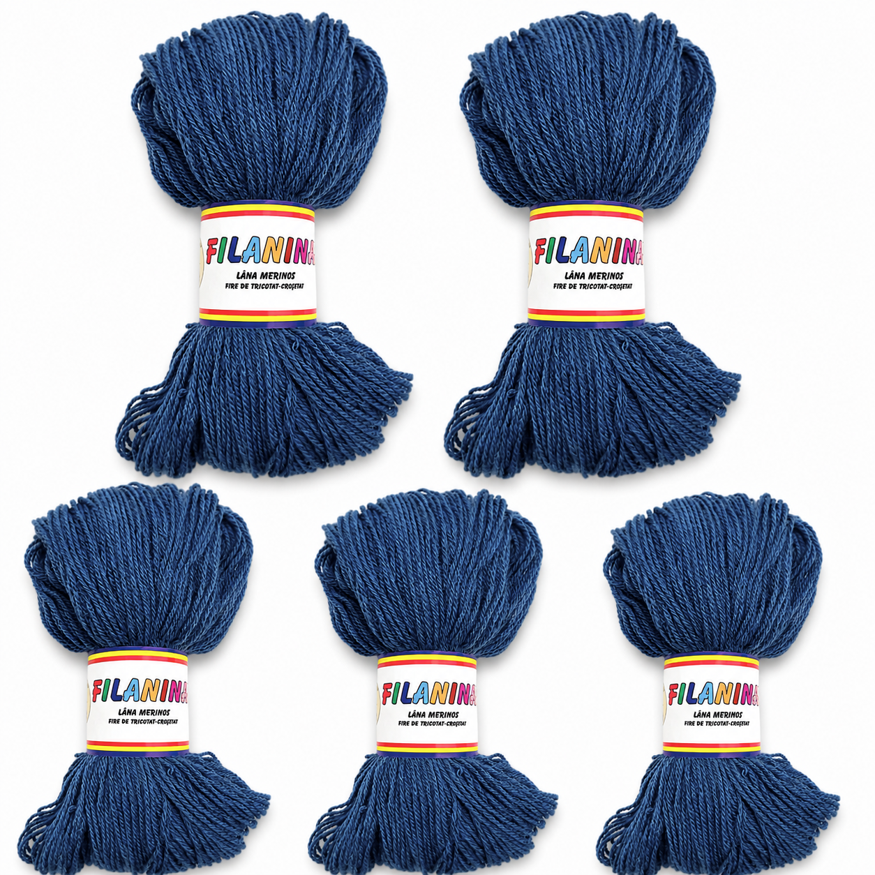 PACHET 500G/ PRET 45 LEI -DENIM- 100% lana COD 161, 170M/100GR