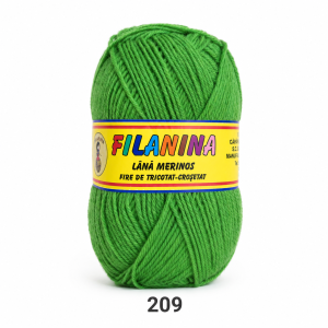 Lână 100% - 170 m/ 100GR, COD 209 - Verde Fistic