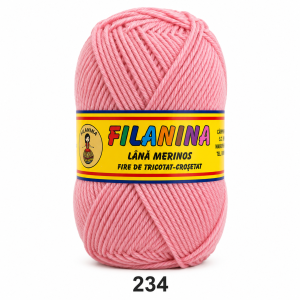 Lână 100% - 170 m/ 100GR, COD 234 - Roz