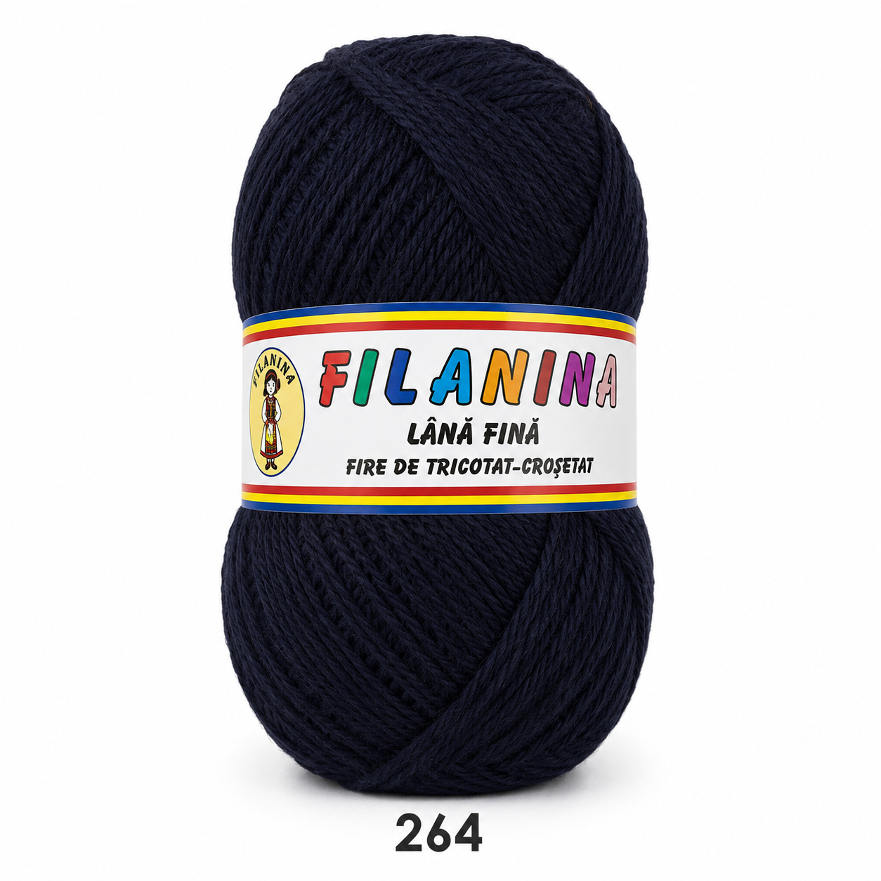 Lână 100% - 400m/ 100GR, COD 264 - Bleumarin