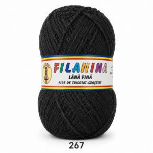 Lână 100% - 400m/ 100GR, COD 267 - Gri Inchis