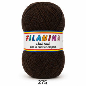 Lână 100% - 400m/ 100GR, COD 275 - Maro