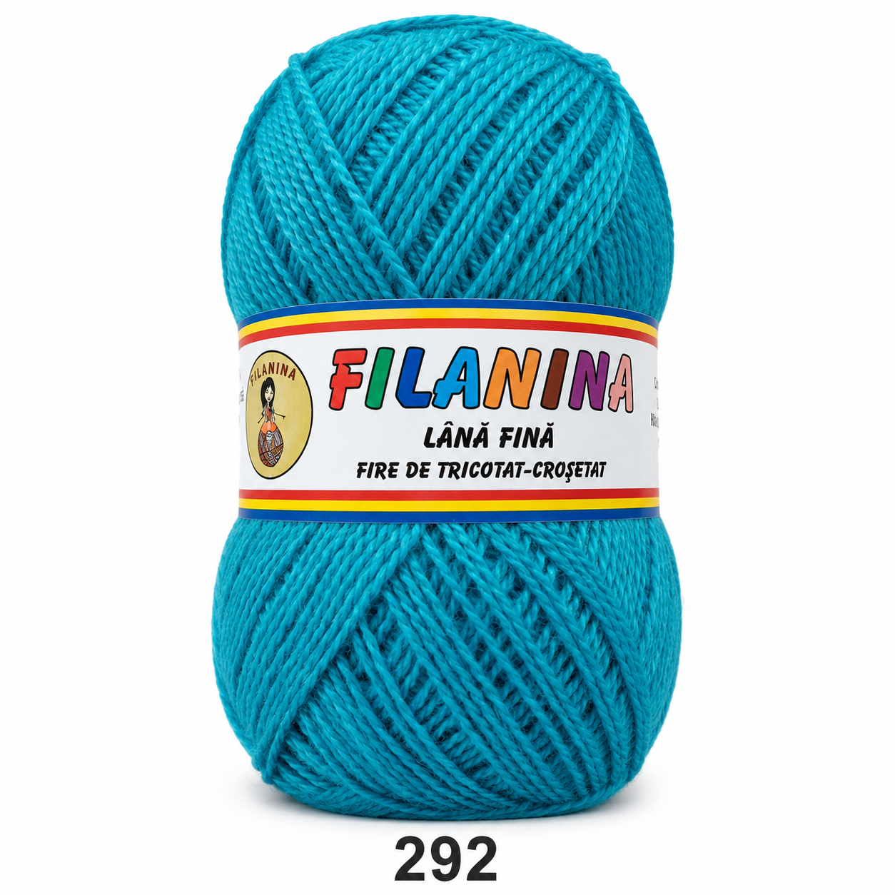 Lână 100% - 400m/ 100GR, COD 292 -TURCOAZ