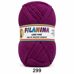 Lână 100% - 400m/ 100GR, COD 299- BORDO