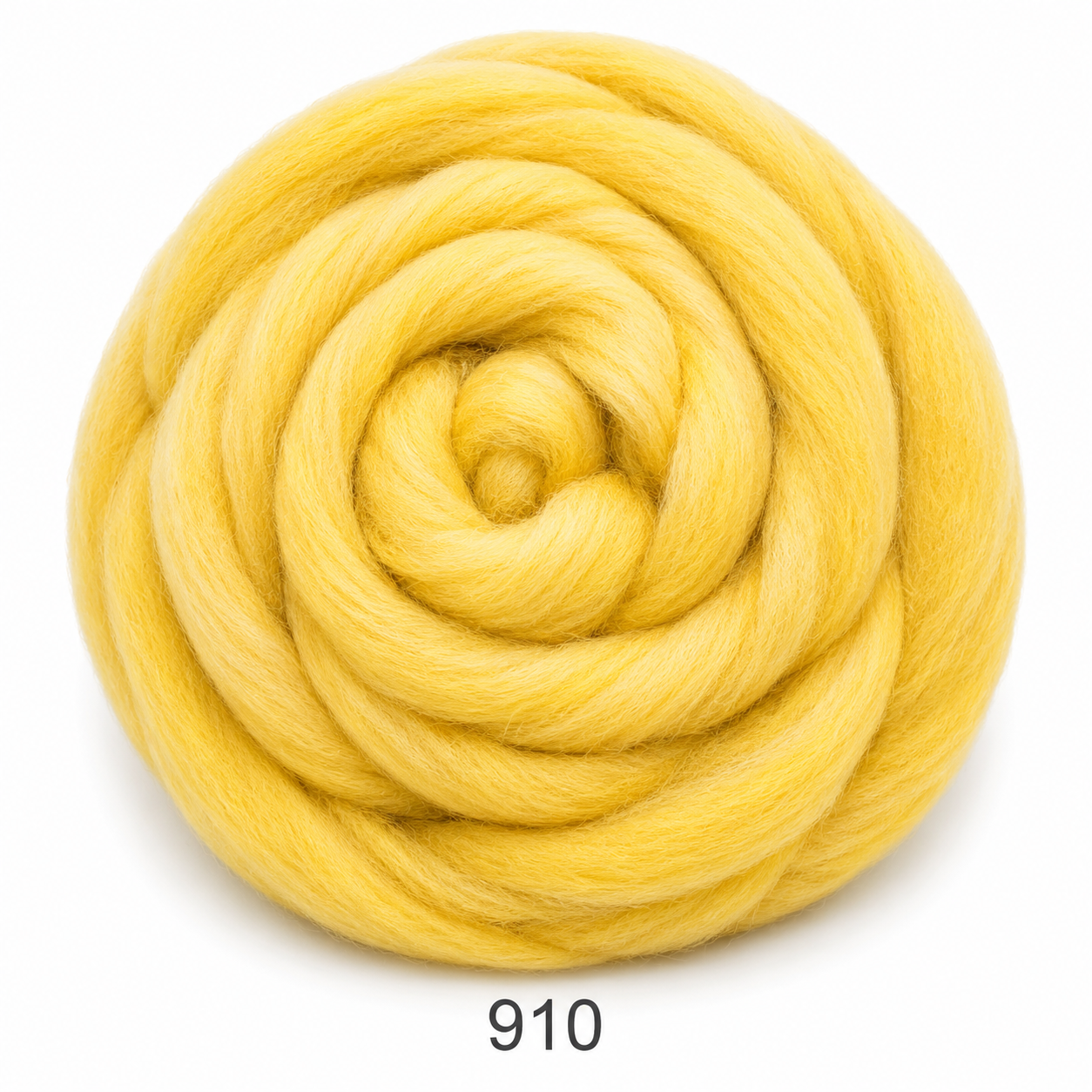 Fir gigant din lână merinos - Cod: 910, GALBEN MELANJ - 1 Kg