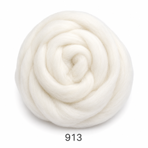 Fir gigant din lână merinos, Cod: 913, ALB NATUR - 1kg