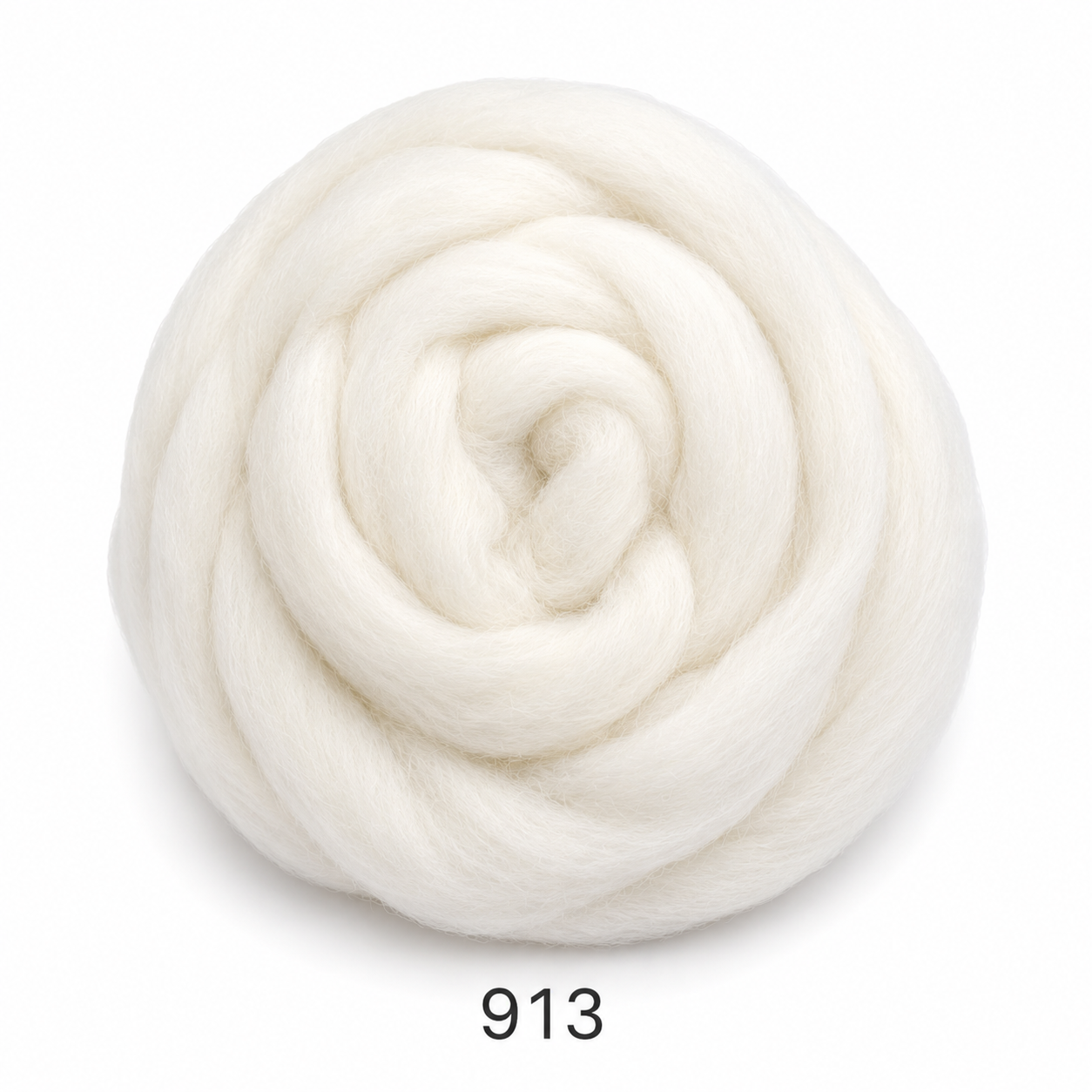 Fir gigant din lână merinos, Cod: 913, ALB NATUR - 1kg