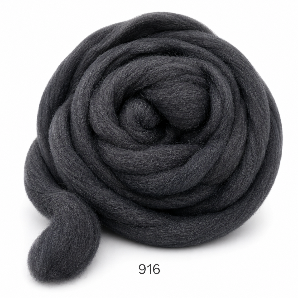 Fir gigant din lână merinos - Cod: 916, NEGRU - 1 Kg