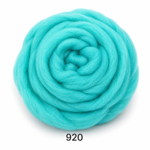 Fir gigant din lână merinos -COD: 920 - VERDE MENTA - 1 Kg