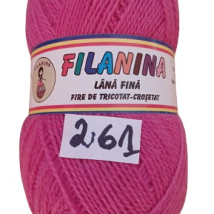 LâNă 100% - 400m/ 100GR, COD 261 -ROZ INCHIS