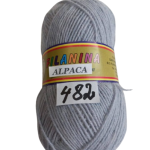FIR ALPACA -30% LANA + 70% ACRYL, 250m/100g, COD 482- GRI DESCHIS