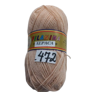 FIR ALPACA -30% LANA + 70% ACRYL, 250m/100g, COD 472-CAPUCINO