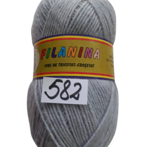 FIR ALPACA -30% LANA + 70% ACRYL, 250m/100g, COD 582- GRI DESCHIS