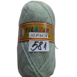 FIR ALPACA -30% LANA + 70% ACRYL, 250m/100g, COD 581- VERNIL