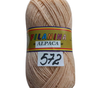 FIR ALPACA -30% LANA + 70% ACRYL, 250m/100g, COD 572-CAPUCINO